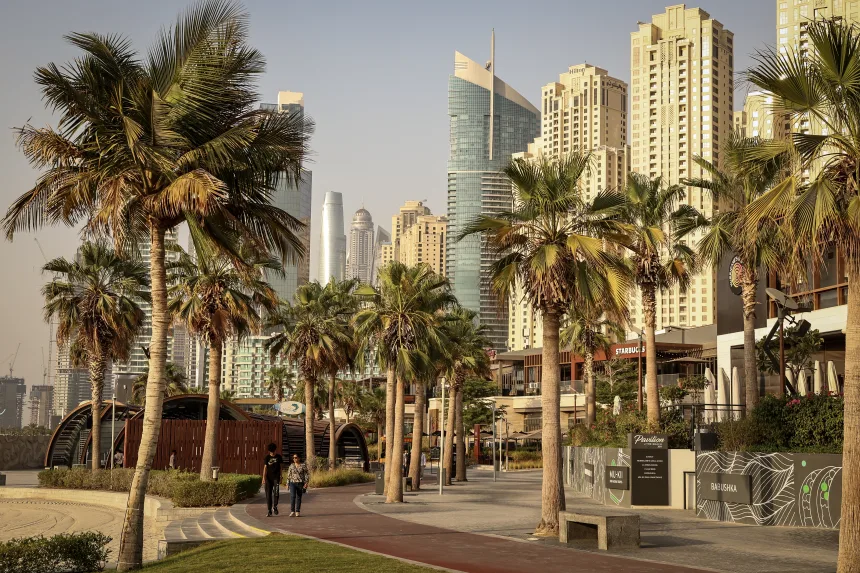 Dubai skyline and tourism attractions for Nigerian travellers