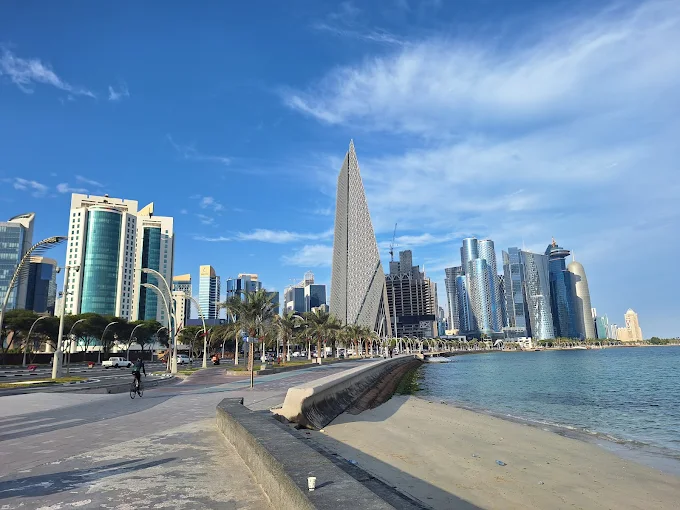 Doha skyline in Qatar showcasing the city as a holiday destination for Nigerian travellers