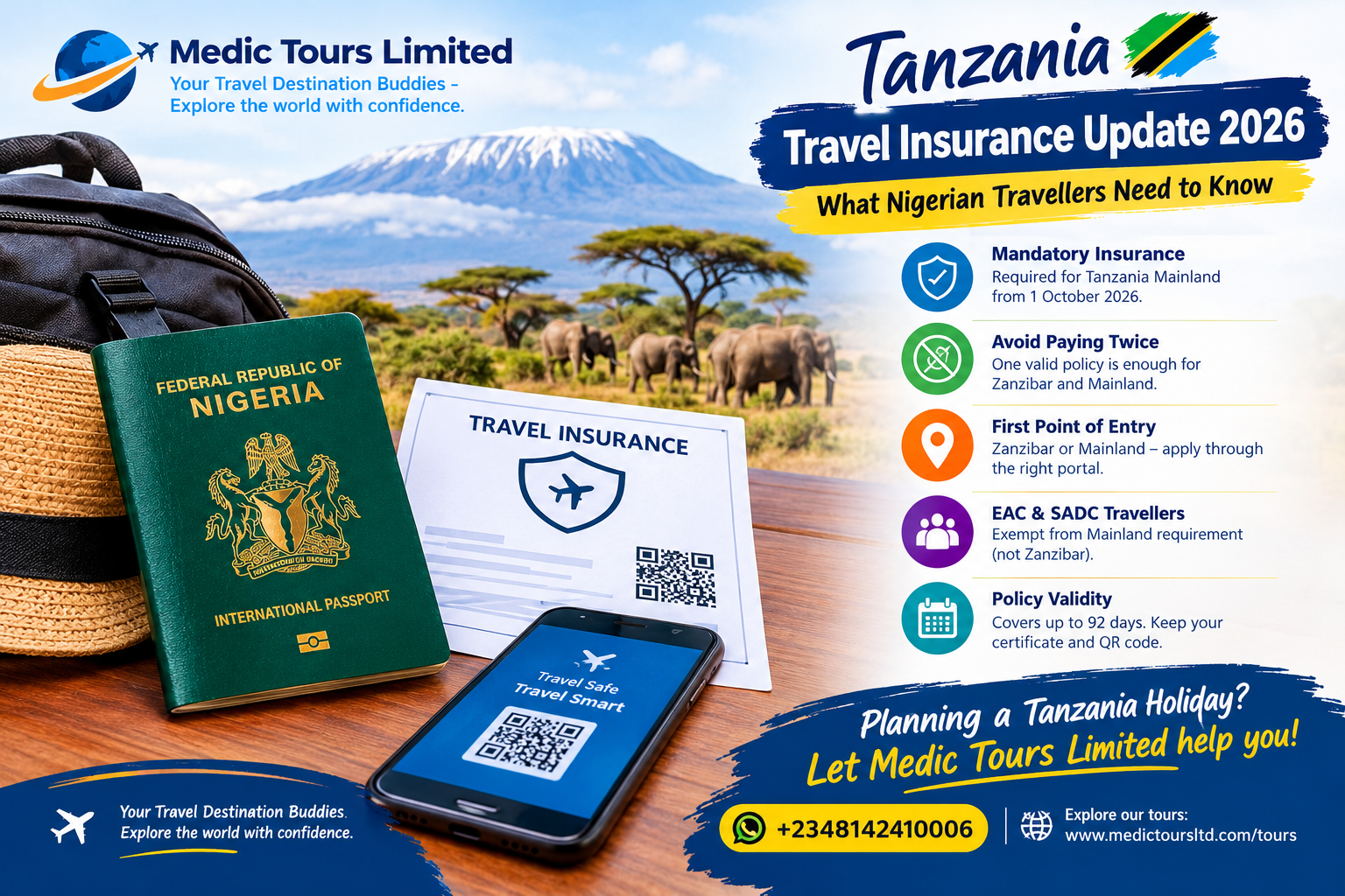 Tanzania Travel Insurance Requirements 2026